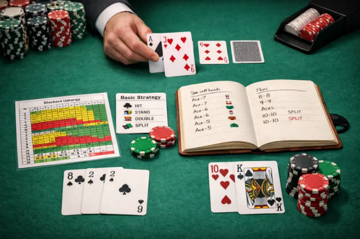 Cómo funciona la ventaja del casino en el blackjack